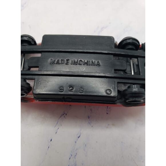 Vintage Collectible Speed Wheels Red Diecast Car With Silver Lighting Bolts - Picture 7 of 8